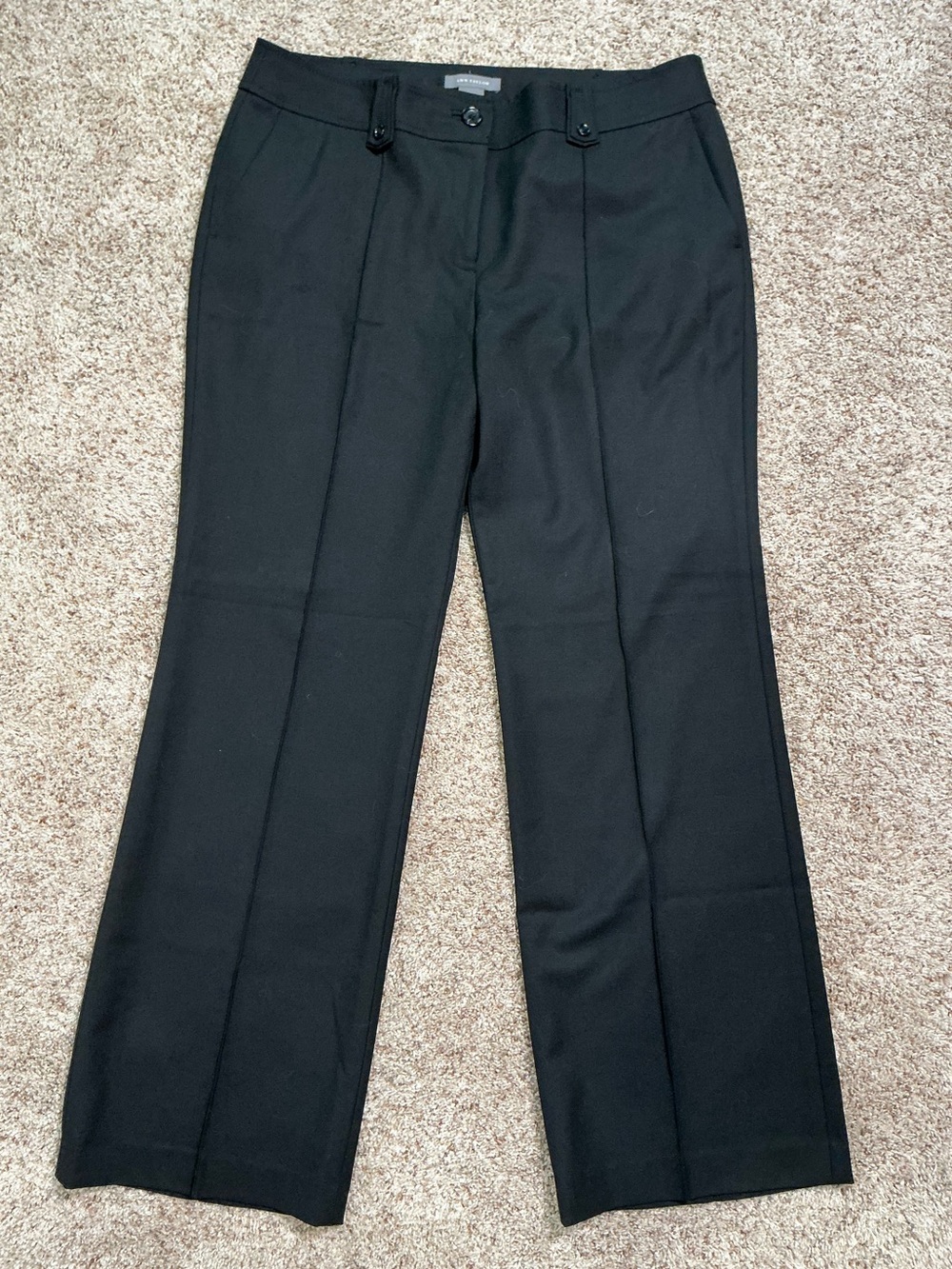 Ann Taylor Black Women's Dress Pants - Classic Straight Leg Sz 12